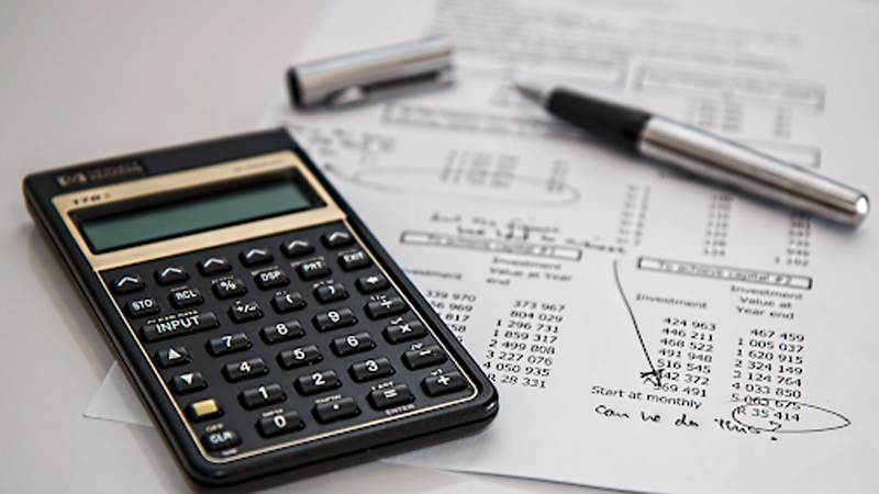 Calculator And Financial Statement